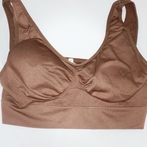 brown sports bra